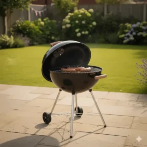 An affordable yet sturdy charcoal barbecue model representing the best value for money for UK shoppers on a budget.