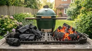 A beef brisket cooked low and slow on a pellet smoker, showing a deep smoke ring and bark achieved through automated wood-fired convection.
