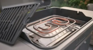 High-performance electric heating element for consistent barbecue cooking.